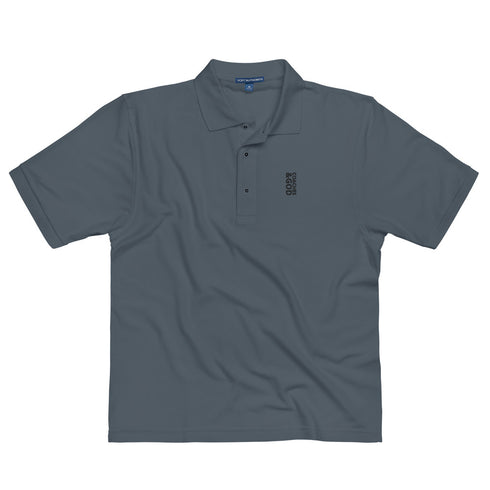 1STAR Coaches &God Vertical Onyx Men'S Premium Polo